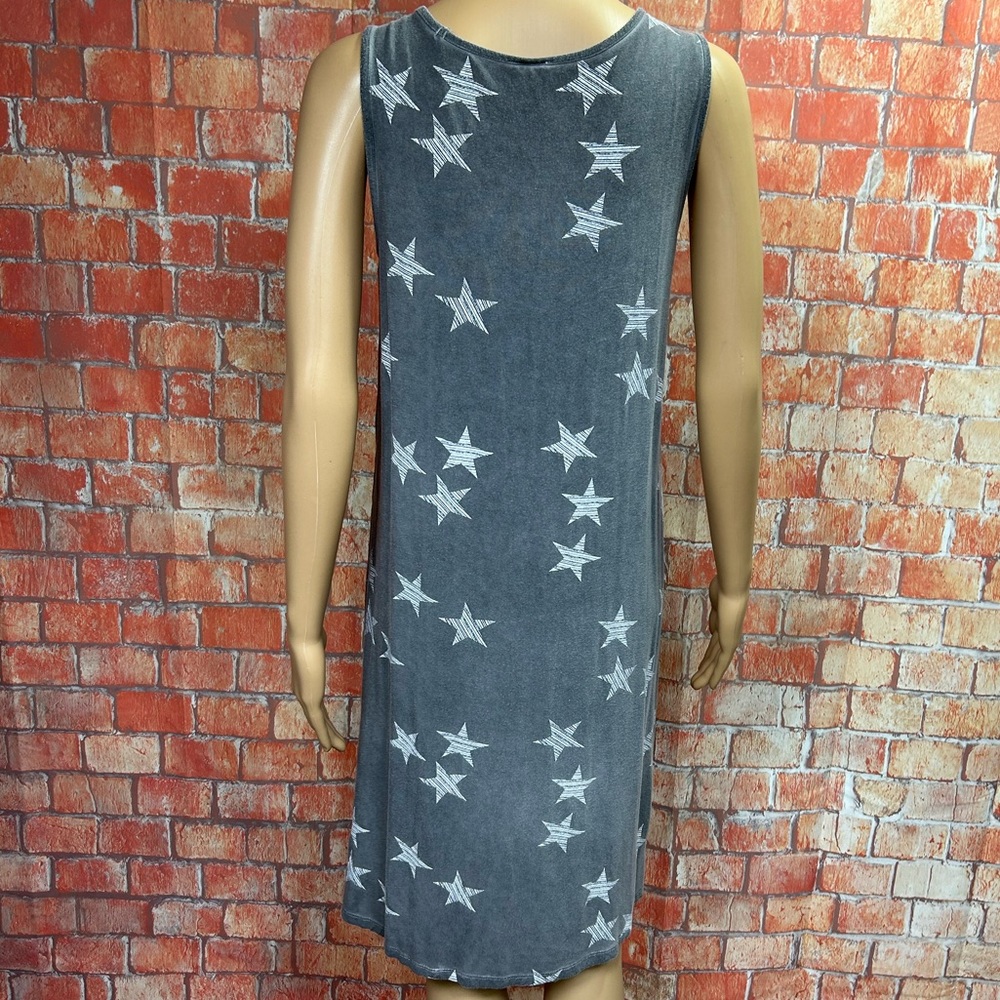 Cable & Gauge Star Print Tee Shirt Dress - Picture 4 of 9